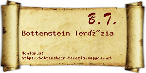 Bottenstein Terézia névjegykártya